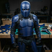 HOLSTEX® Sheet - (Police Blue) - (Carbon Fiber/Tactical Texture)