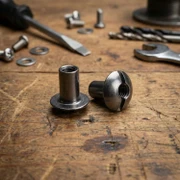 Slotted Post - (4-40) - Steel - Gunmetal - (0.250 in.)