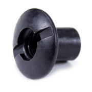 Slotted Post - (8-32) - Stainless Steel - Black Zinc