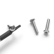 Screws - 2-56 - Button Head (Torx) (T-9) - Stainless - (25ct)
