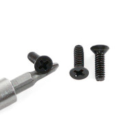 4-40 Screws - Flat Head (Phillips) - Black Oxide