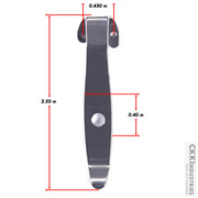 Model 18 Designer Series Foldover Clip - (w/Lock-stop)