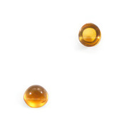 Amber Inlay Stone - 4mm Natural Cabochon