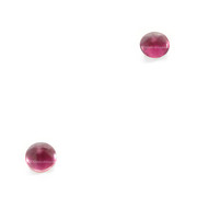 Garnet Rhodolite Inlay Stone - 3mm Faceted Synthetic