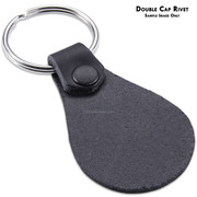 Rivets - Double Cap - Black - (for Leather/Canvas)