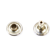 Rivets - Double Cap - Brass - (for Leather/Canvas)