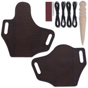 Leather Holster Kits - for Glock 17 - Pancake Design - (Right Hand Carry)
