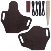 Leather Holster Kits - for Glock 17 - Pancake Design - (Right Hand Carry)