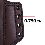 Leather Holster Kits - for Glock 17 - Belt Clip Design - (Right Hand Carry)