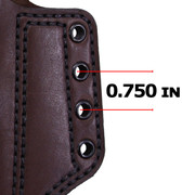 Leather Holster Kits - for Glock 17 Gen6 - Belt Clip Design - (Right Hand Carry)
