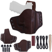 Leather Holster Kits - for Glock 19X - Belt Clip Design - (Right Hand Carry)