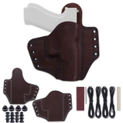 Leather Holster Kits - for Glock 22 Gen4 - Belt Clip Design - (Right Hand Carry)