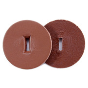 Handle Washers - Cowhide Leather - Round w/Slot