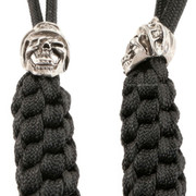 Skull Bead - Long John Pirate - Metal - (1ea)