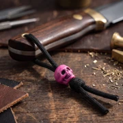 Bead - Skull - (Premium) - Hot Pink - (1ea)