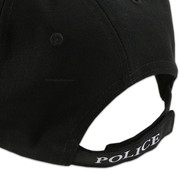 Headwear - Low Profile Cap - 100% Cotton - Black - POLICE Insignia II