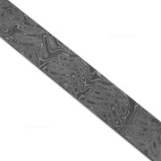 USA Carbon Damascus - (.115 x 1.250 x 17.75) - 416 Layer - (52100/5160/203E/15n20)