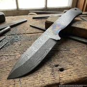 USA Carbon Damascus - (.140 x 1.125 x 11.75) - 416 Layer - (52100/5160/203E/15n20)