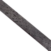 USA Carbon Damascus - (.140 x 1.125 x 12) - 416 Layer - (52100/5160/203E/15n20)
