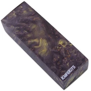 Maple Burl - Handle Blocks - Purple Hues - Stabilized