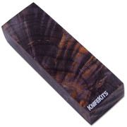 Maple Burl - Handle Blocks - Purple Hues - Stabilized