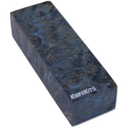 Maple Burl - Handle Blocks - Blue Hues - Stabilized