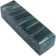 Maple Burl - Handle Blocks - Green Hues - Stabilized