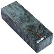 Maple Burl - Handle Blocks - Green Hues - Stabilized