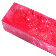 Maple Burl - Handle Block - (Dyed & Stabilized) - Plum - (#333)