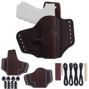 Leather Holster Kits - for Glock 45 Gen6 - Belt Clip Design - (Right Hand Carry)