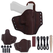 Leather Holster Kits - for Glock 17L Gen3 - Belt Clip Design - (Right Hand Carry)