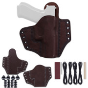 Leather Holster Kits - for Glock 34 Gen3 - Belt Clip Design - (Right Hand Carry)
