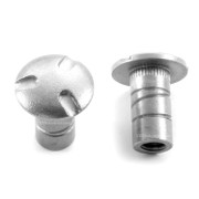 .250 (1/4) Press Fit Pivot - 3 Slot Head