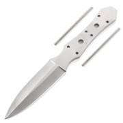 **Boot Dagger Fixed Blade Combo Knife Kit - DIY Blade Blank w/Pinstock