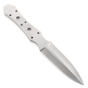 **Boot Dagger Fixed Blade Combo Knife Kit - DIY Blade Blank w/Pinstock