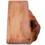 Birdseye Maple Wood - Slab - (Dyed & Stabilized) - Orange/Blue - (7.81 x 3.68 x 2.0)