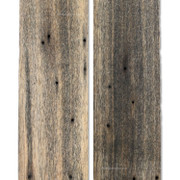 Poplar Wood - Handle Scale Set - (Dyed/Stabilized) - (Black) - (6.0 x 1.50 x 0.250)