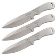 Hibben Small Pro Triple Throwing Knife Set - With Sheath