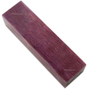 Quilted Maple - Handle Block - (Dyed & Stabilized) - Purple - (5.0 x 1.375 x 1.375)