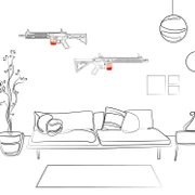 ASM™ Firearm Replica - AR Wall Mount