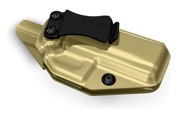 KYDEX&reg; Liquid Metal holster in Gold