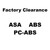 Factory Clearance ABS/ASA