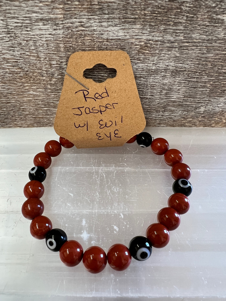 Red Jasper Unisex Natural Crystal Stone Bracelet (Bead Size- 8mm) – Reshamm  Crystal Vastu