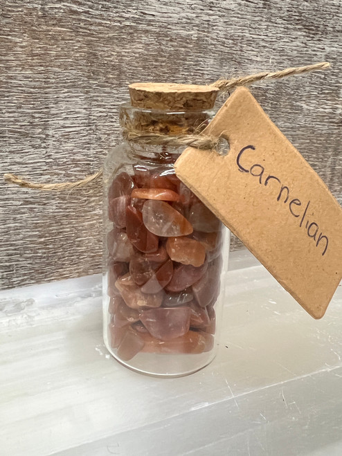 Carnelian - crystal bottle