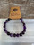 Amethyst - chevron - bracelet