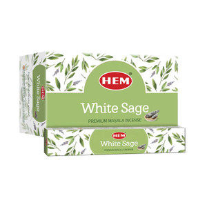 White Sage Incense Sticks Hem [12 Pack]