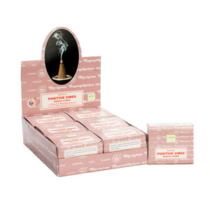 Positive Vibes Incense Cones Satya [12 Pack]