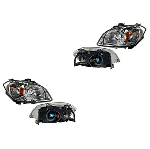 Par De Faros Fondo Obscuro