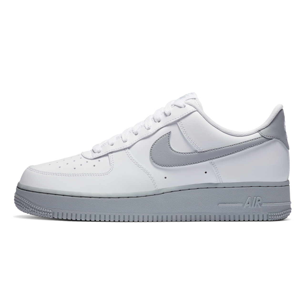 nike air force white and gray