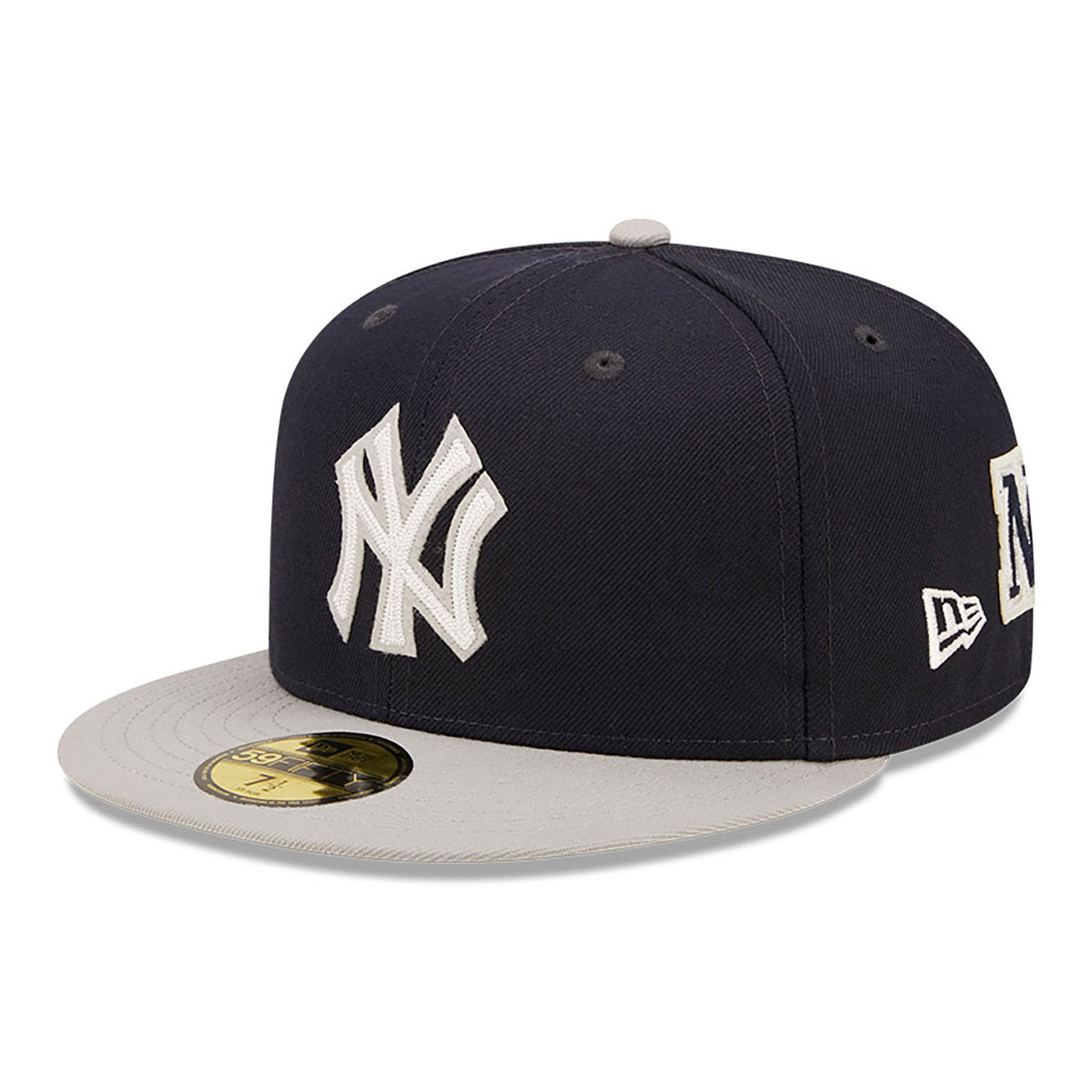 NEW ERA LETTERMAN NEW YORK YANKEES FITTED CAP - NAVY - Vancity